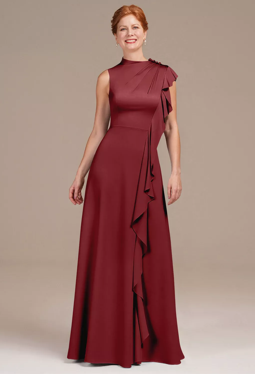 AW Aston Burgundy  Mother of the Bride Dresses